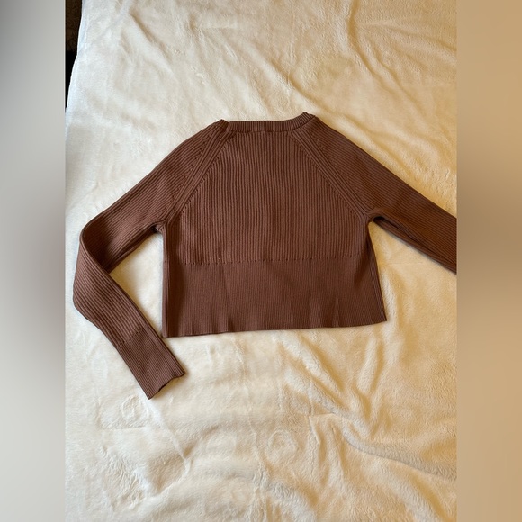 Amazon 2 Piece Sweater Set Rib Knit Long Sleeve Crop Top Maxi Bodycon Skirt - Picture 6 of 10